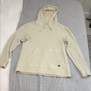 Alpine Design Off-White Waffle Knit Hoodie